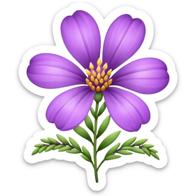 Heather flower emoji heather flower emoji sticker