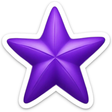 Purple Star sticker