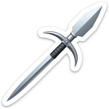 Naruto anime kunai sticker