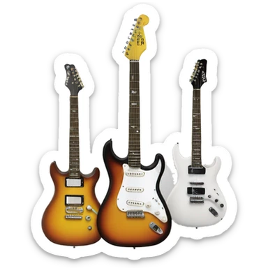 5 best electric guitars sticker
