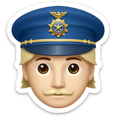 American legion service hat sticker