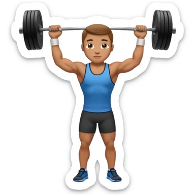 Weightlifting sticker