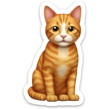 Ginger cat  sticker