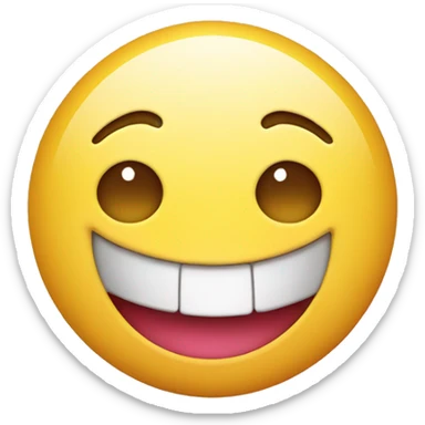 smiley with heart eyes and drooling sticker