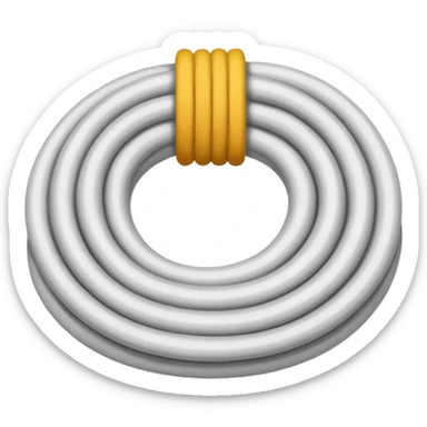 white rope sticker