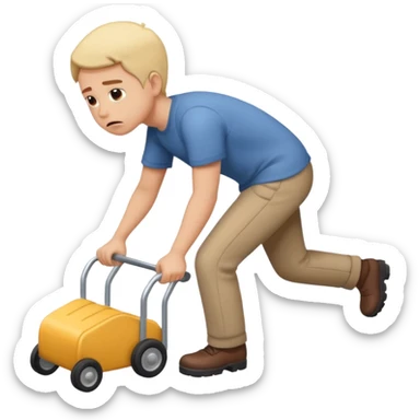 drag your ass (meaning really slow) sticker