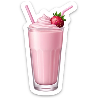 Milkshake de morango sticker