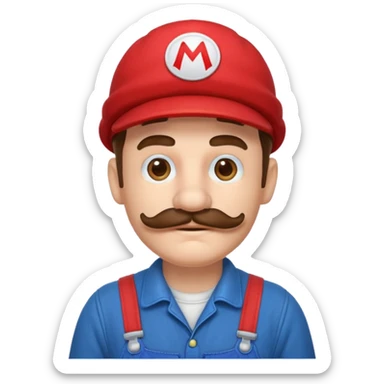 Mario bros sticker