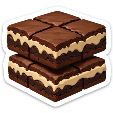 Triple Chocolate Brownie sticker