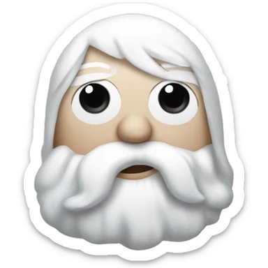 Muñeco de nieve muy mono sticker