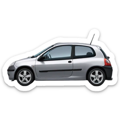 Renault Clio 2 v6 sticker
