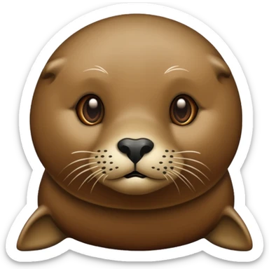 why does the seal have hair? sticker