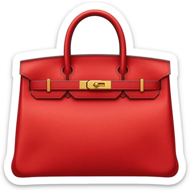 red matte kelly hermes bag sticker