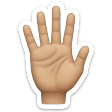 OYK Hand sign sticker