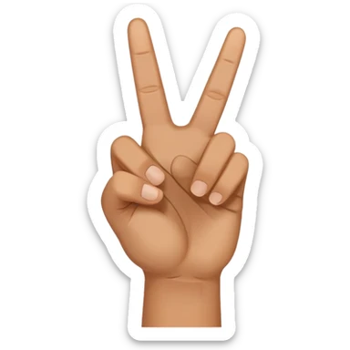 West side hand sign sticker