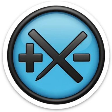 Una raya como ✔️ sticker