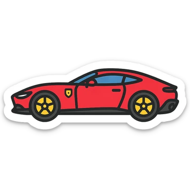 Ferrari Roma sticker