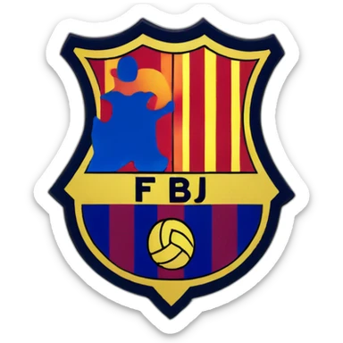 barcelona football club sticker