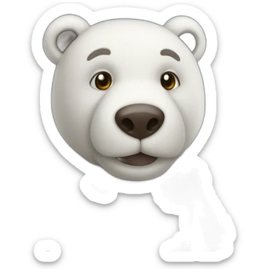 Un nounours en costard  sticker