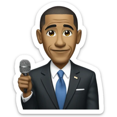 barack obama drop the mic sticker