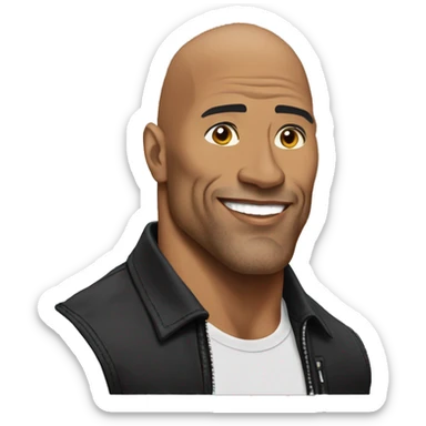 The Rock sticker