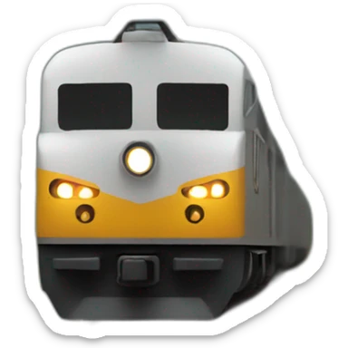 Train-flashing sticker