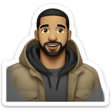 Realist Drake sticker
