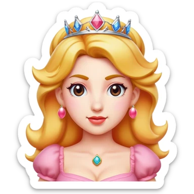 Princess peach sticker