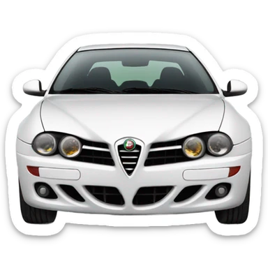 Alfa Romeo 147 red sticker