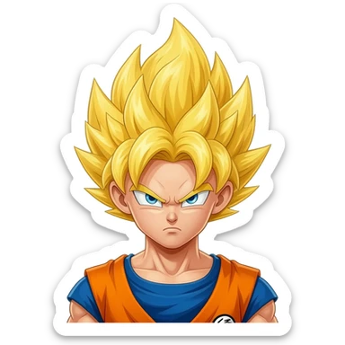 Goku ssj sticker