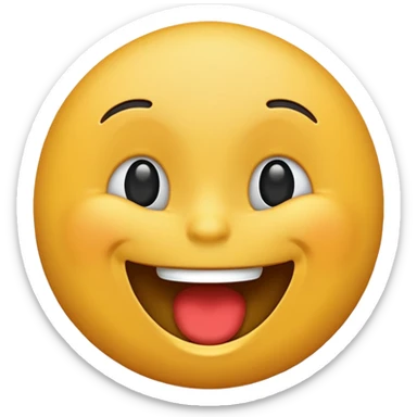 Laugh emoji sticker