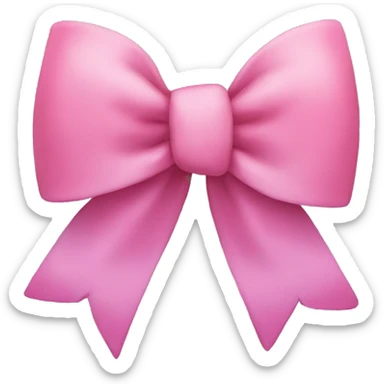cute bow sticker