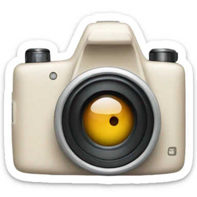 A camera pointing at the pov sticker