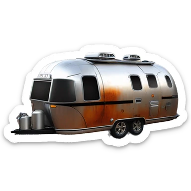 Darth Vader airstream rc caravan rusted  sticker