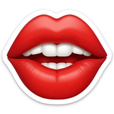 Sexy lips sticker