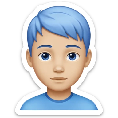 boy in avatar movie style  sticker