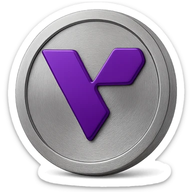 I need you to help me recreate these coing exactly as it is but just make it purple make the coin purple with transparent background please! sticker