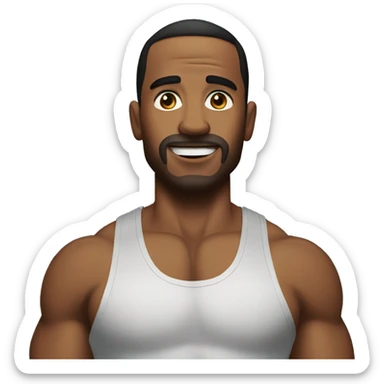 Gym bro content sticker