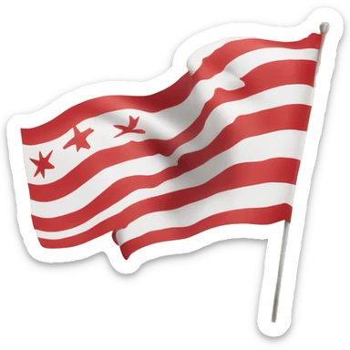 chinise flag during peak sale season sticker