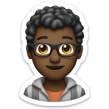 Golang Developer afroamerican sticker