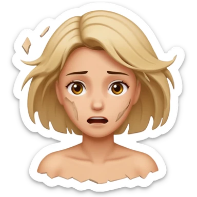 Woman thrown under bus sticker