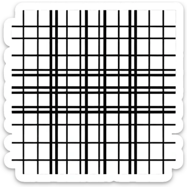 grid vertical and hgorizontal lines sticker