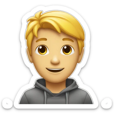 Ontwerp een emoji of sticker in het thema van pretparken. sticker