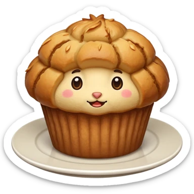 Muffin aesthetics  sticker