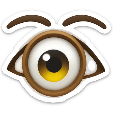 Squint eye  sticker