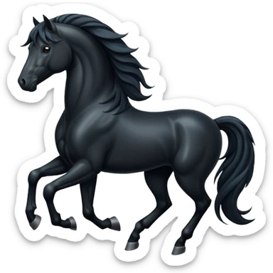  black horse v sticker