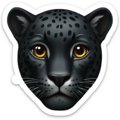 black jaguar sticker