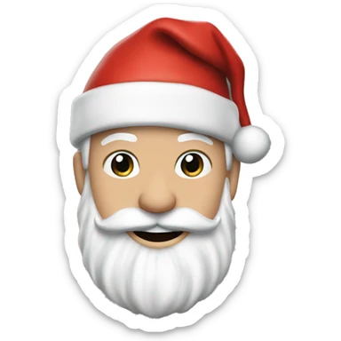 tom holland as santa claus sticker