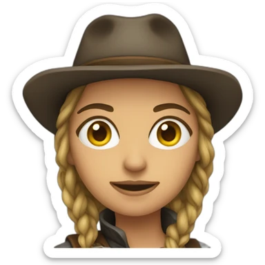 female outlaw sticker