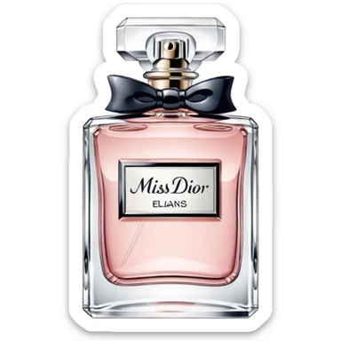 Miss dior perfume sticker